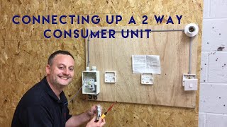 Connecting a Final Circuit in a 2 Way Crabtree Consumer Unit (Fuse Board)
