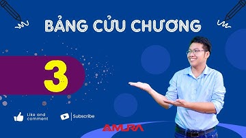 Mẹo học bảng nhân 3 siêu nhanhh - Lê Mạnh Cường #amura