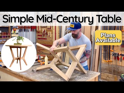 DIY Mid-Century Table || Insanely Fun Table Build