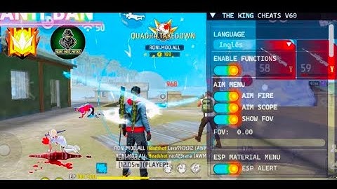 THE KING CHEATS V60   OB47 FF HACK   FREE FIRE MOD MENU    FF HACK   RONI MOD MENU♻️ ANTI BAN 💯