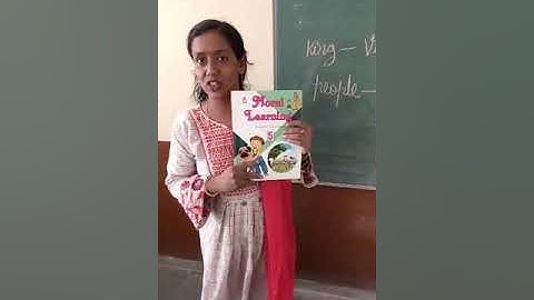 Class 5th moral (Initiatives for good cause)