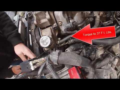 Duramax power steering pump install and line routing - YouTube