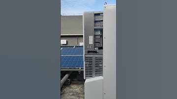 SAJ CHS2 Demonstration on the rooftop(Hybris commercial solar solution) #technology  50kw/100kwh