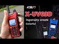 KSUN X-UV68D 8 WATT RADIO - 999 CHANNEL VHF/UHF WALKIE TALKIE