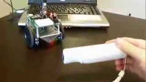 Wiimote-controlled Robot
