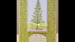 No.114 - Lovely As A Tree + Thumping Technique - JanB UK Stampin' Up! Demonstrator Independent