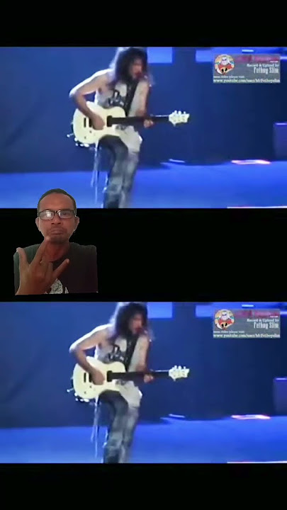Guns N Roses Nyanyi Halo Halo Bandung #gunsnroses #rock #guitar #slash