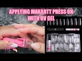 How To Apply Makartt Press On NaIls With UV Builder Gel