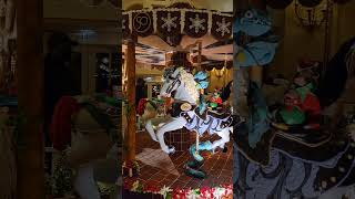 2021 Disneys Beach Club Gingerbread Carousel - Little Mermaid Themed - The Details!! #shorts