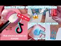 TRYING A VIRAL TIKTOK CHROME STAMPING NAIL HACK | HOW TO STAMP NAILS WITH CHROME POWDER