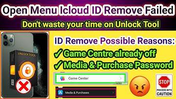 Unlock Tool Failed New Method FMI OFF ICLOUD Open Menu Supported All IOS and Devices | 2025