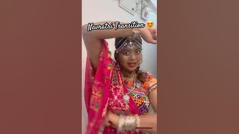 Transition Alert 🚨 #krazzysuman #shortsvideo #garba #navratri #durgapuja #foryou #garbadance