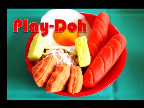 Play Doh Foods Eggs Chocolate Hot Cheese Breakfast Treat Play Doh S Toys-11-08-2015