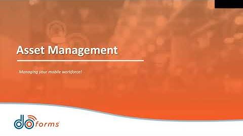 Asset Management With doForms - Step by Step Guide