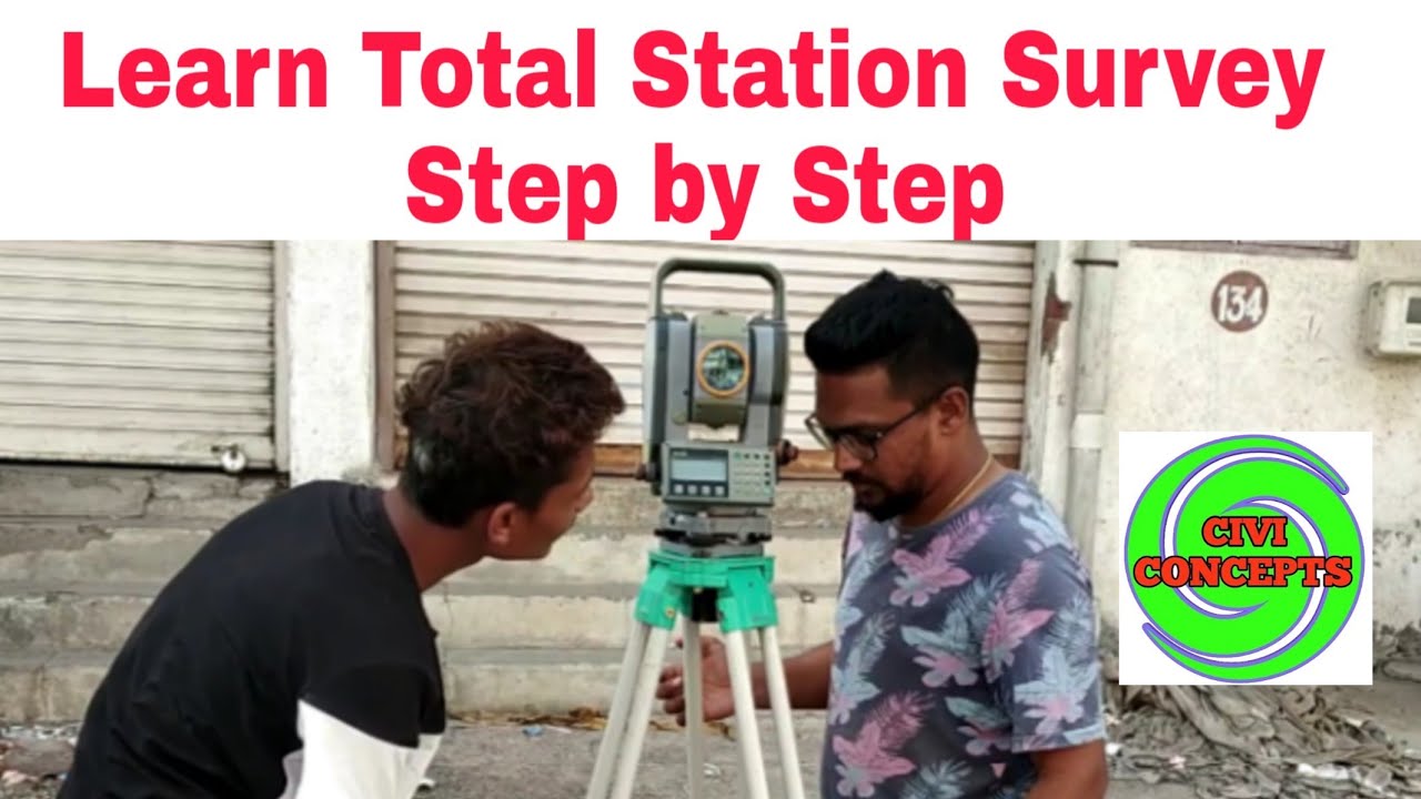 Total Station Survey Full Learning 2024  How To Use Total Station  Total Station Use 2024