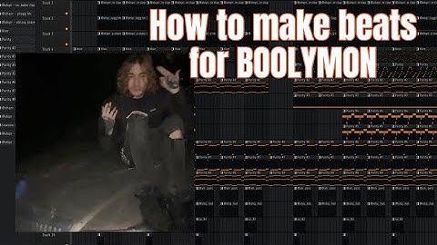 How BOOLYMON makes *STILL SLIME* BEATS for BOOLYMON & OSAMASON | FL Studio Tutorial 2024