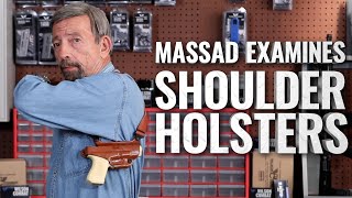 Massad Ayoob looks at four different angles of shoulder holster positions  Critical Mas Episode 17