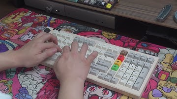 43Studio 4398 with lubed Gateron X Switches Typing Sounds