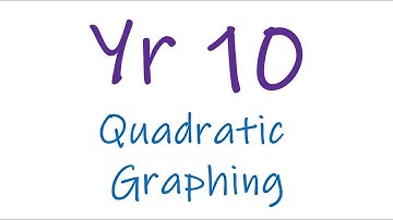 Year 10 Quadratic Graphing