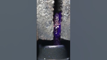 Close up of brush ink  #closeup #macrovideo #macro