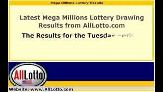Mega Millions Lottery Drawing Results for April 1, 2014