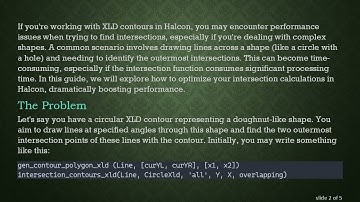 Speed Up Your Halcon Intersection Performance: A Quick Solution for XLD Contours