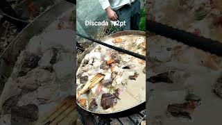 discada con paila marina longaniza vacuno . asado . cerdo. pollo . #chile #disco #curico #maule