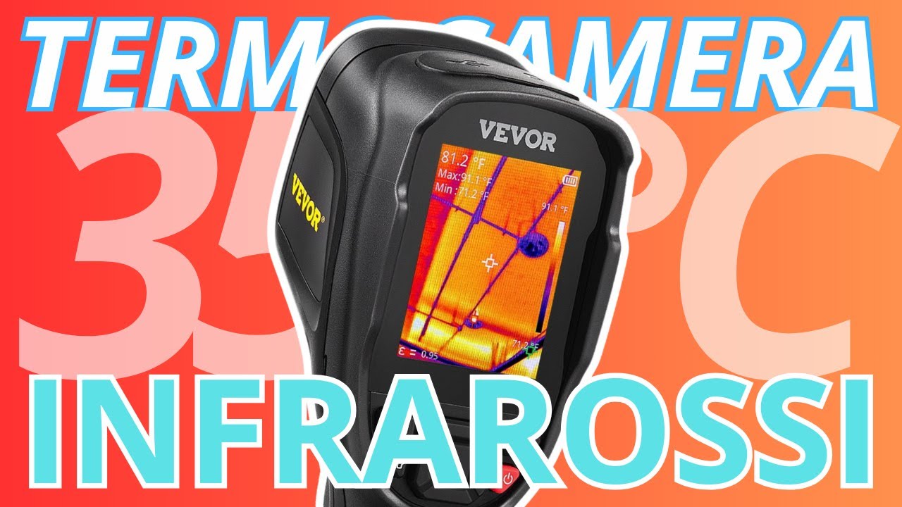 Recensione Vevor TERMOCAMERA a INFRAROSSI | Misurazioni precise fino a 350°C