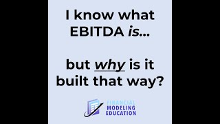Why Is Ebitda Built The Way It Is?