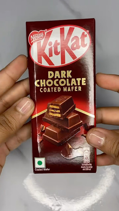 Nestle Kit Kat Dark Chocolate 🍫😍#asmr #shorts