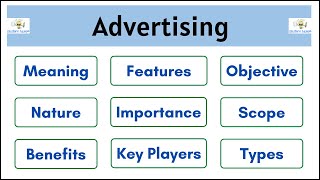 No.01 ~ Introduction to Advertising | Meaning | Nature | Feature | Importance | Scope | Types |