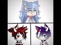 Luna & Ash or … 👀 (FW) || ib: @ell_xixii || cute Gacha meme || #gacha #gachalife #viral #trend