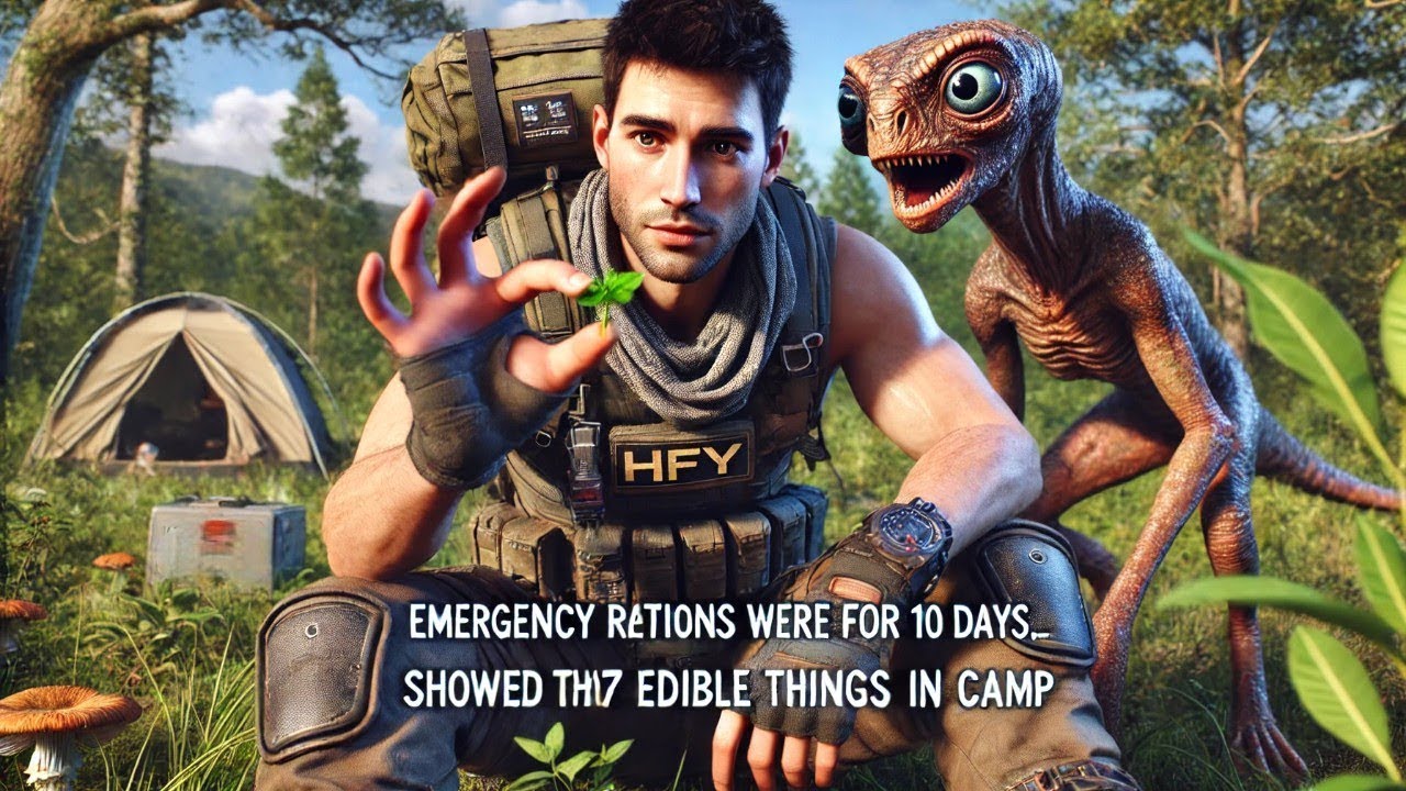 NOTRATIONEN FÜR 10 TAGE – MENSCH ZEIGTE 47 ESSBARE DINGE IM CAMP