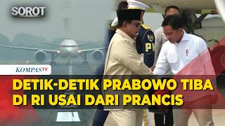 [FULL] Detik-Detik Presiden Prabowo Mendarat di RI Disambut Wapres Gibran Usai dari Prancis