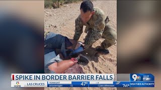 Special Report: Spike in undocumented immigrants falling from border wall takes toll on border commu