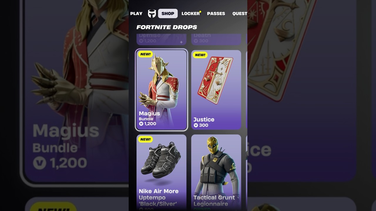 Fortnite Magius Skin Item Shop!