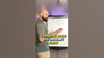 5 Hypnotic Words That Put People in Trance… TYPE “purpose” to get access to my Hypnosis Training