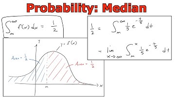 Probability: Median: Example 1