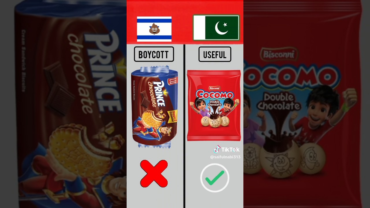 Boycott all Israeli things and support Pakistani brands 