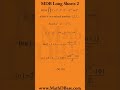 MDB Long Shorts 2 #education #math