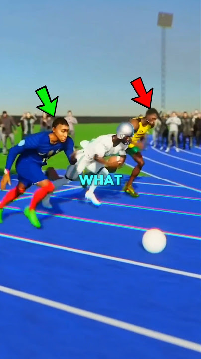Usain Bolt vs. Football Player 🙂‍↕️👏