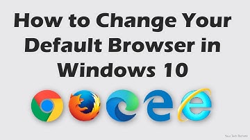 How to change Default Browser in Windows 10