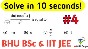 BHU BSc Maths & Ag Important Question | IIT JEE Main Important Question | IIT Math Trick @BHUCampus