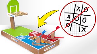 Крестики-нолики + баскетбол = новая картонная игра!