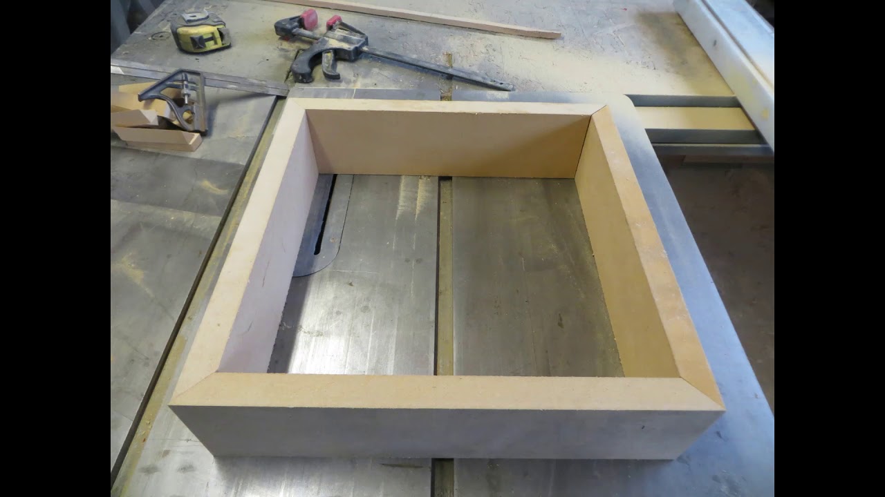 Patron pour boite de coulage , Cope an drag pattern in MDF - YouTube