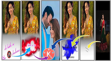 How to text colour full lyrics video editing kinemaster,| full video editing|kinemaster