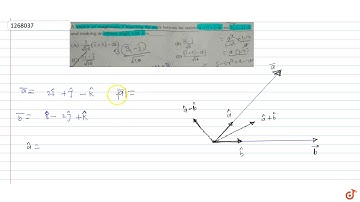 A vector of magnitude 3 bisecting the angle between the vectors veca =2hati+hatj-hatk` and vec