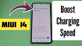How to turn on boost charging speed on Xiaomi Poco F4 phone with MIUI 14 screenshot 5