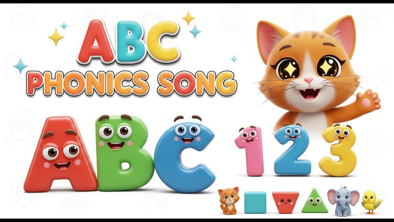 Preschool Learning for Activities 3 Years old at Home | Learn ABC Phonics Shapes Numbers Colors
