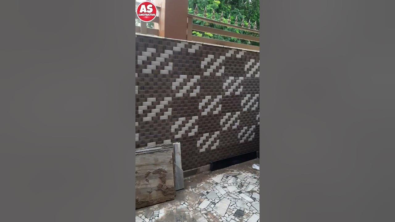 Boundary Wall Tiles Design Beautiful Modern Boundary Wall Disign asconstruction 